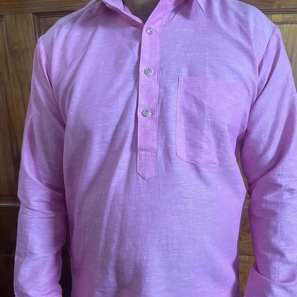 Pink Traditional Kurta Set - Picture 2 of 2